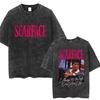 Футболка Streetwear Scarface Movie Always Tell The Truth Even When I Liter Тони Монтана Washed для мужчин Vintage Punk