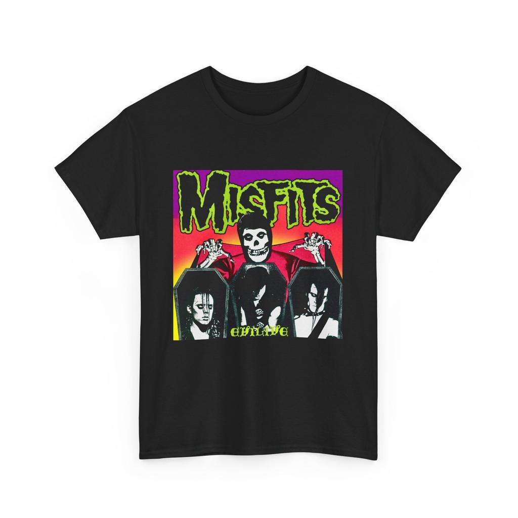 Vintage Punk Rock T-shirt The Misfits Album Cover Tee Grim Reaper Shirt
