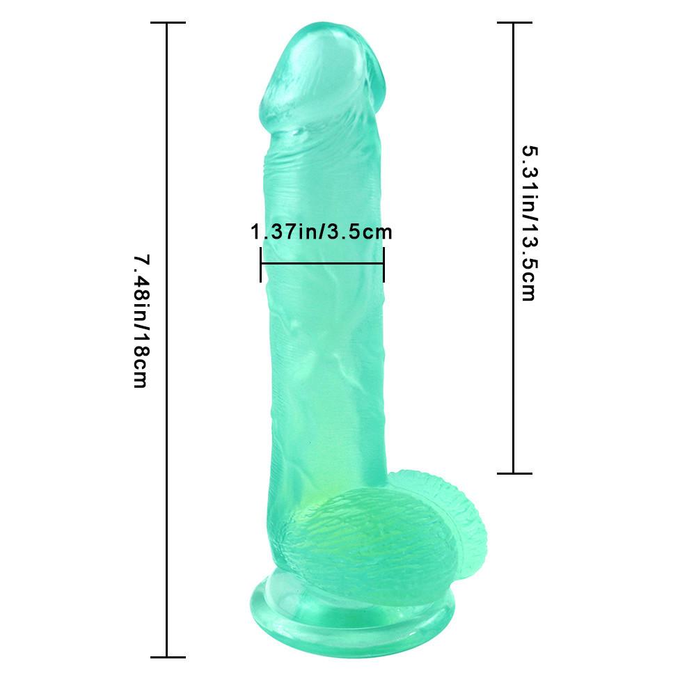 MoDi Реалистичный фаллоимитатор мягкий большой пенис с присоской Секс-игрушка