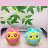 And Vibrant Pink Green Owl Plush Keychain For Kids Cozy Cuddle Buddy For All Ages