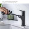 Hot and Cold Water Faucet Brass Valve Body Multifunctional Pull-out Basin Faucet Single Handle Sink Faucet Bathroom Accessories