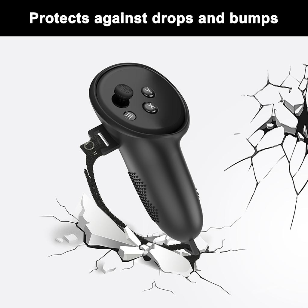 Набор из 5 предметов для Meta Quest3, силиконовая крышка для лица, защитная крышка для объектива, замена для Quest3 VR