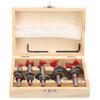5Pcs Hinge Hole Cutter Alloy Steel Woodworking Opener Door Wood Reaming Drill Bit with Limit