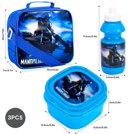 STAR WARS The Mandalorian Childrens/Kids Lunch Box Set