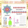 Подсвечник «Лотос» DIY Алмазная мозаика Настольные украшения Алмазная живопись Настольные украшения для взрослых новичков Декор для дома и офиса