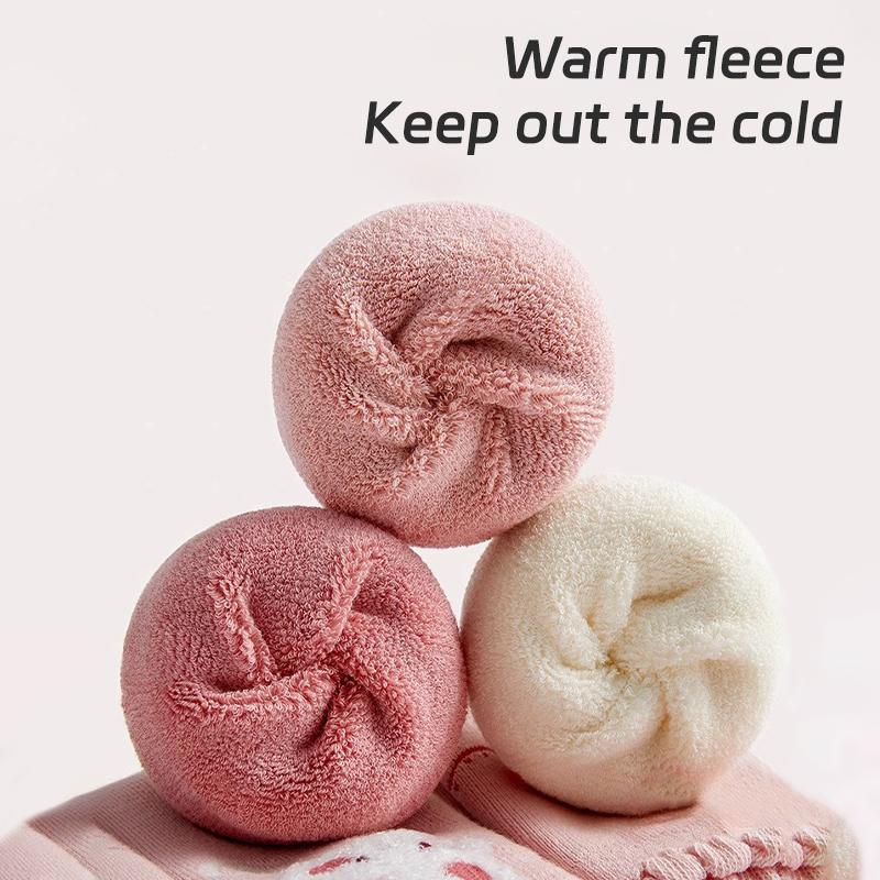 5 пар детских зимних ультра толстых махровых носков с кроликом, предпочтительные ткани, школьные спортивные носки, аксессуары для детей 1-16 лет