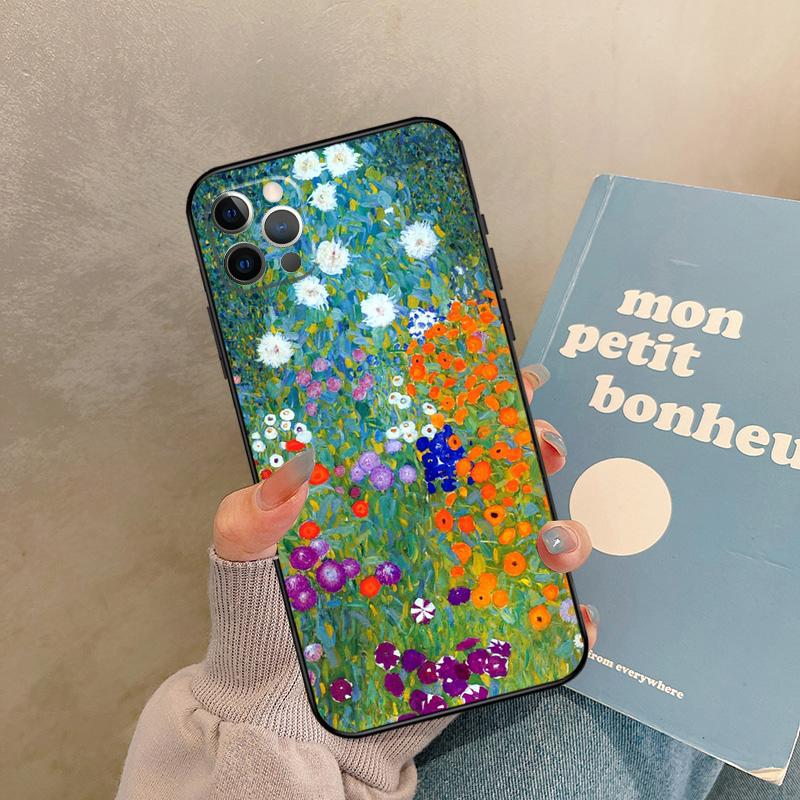 Чехол Gustav Klimt для iPhone 17 Air 16 15 14 13 11 12 Pro Max 13 mini XR 15 16 Plus 16e Задняя крышка