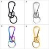 Quality Outdoor Tool Stainless Steel Key Ring Hook Camping Clip Keychain Holder Climbing Carabiner