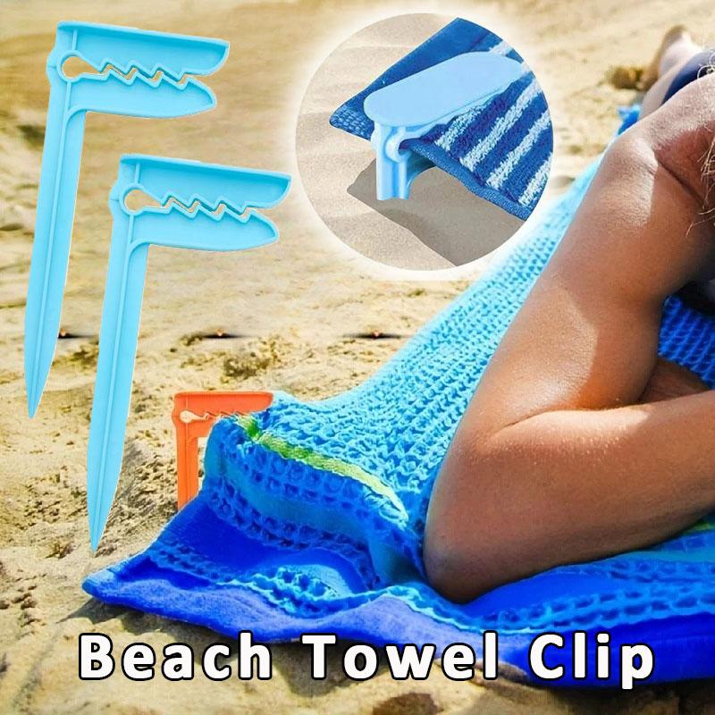 4 шт. зажим для пляжного полотенца, зажим для коврика для кемпинга, прищепки для украшения улицы, держатель для простыней, зажим для полотенца, прищепки, зажимы для палатки, случайный цвет