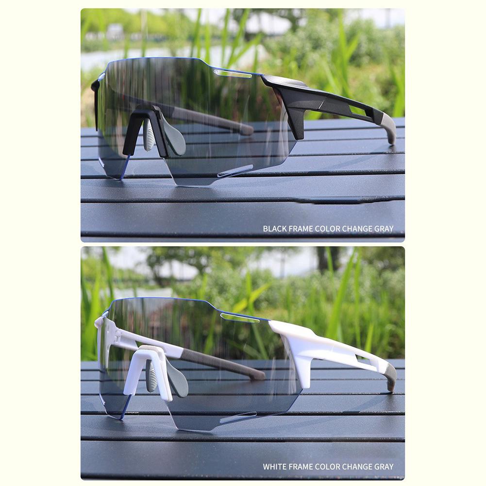 Модные фотохромные очки для езды на велосипеде, солнцезащитные очки для езды на велосипеде, ветрозащитные спортивные солнцезащитные очки для мужчин и женщин, велосипедные очки для активного отдыха UV400 #469859