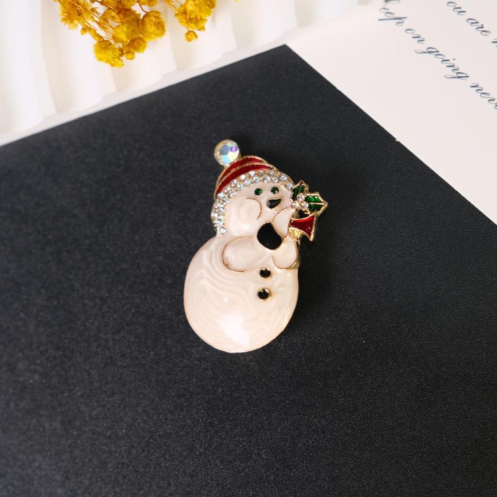 New Holiday Brooch Series: Santa Claus & Christmas Tree Festive Pins