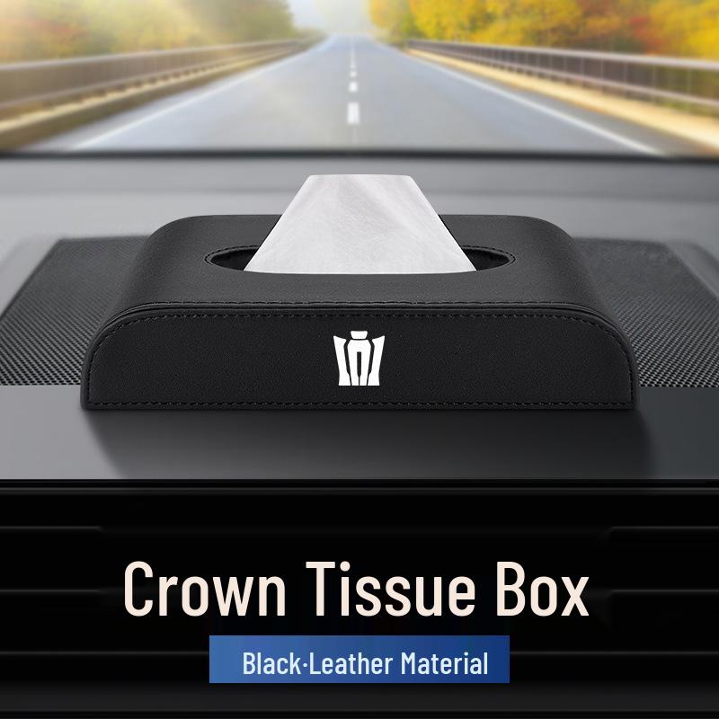 Кожаная салфетница Crown Lu Fang для салона автомобиля