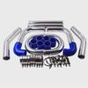 2.5" Aluminum Turbo Intercooler Tube (450x180x65mm) - Universal DIY Car Accessory