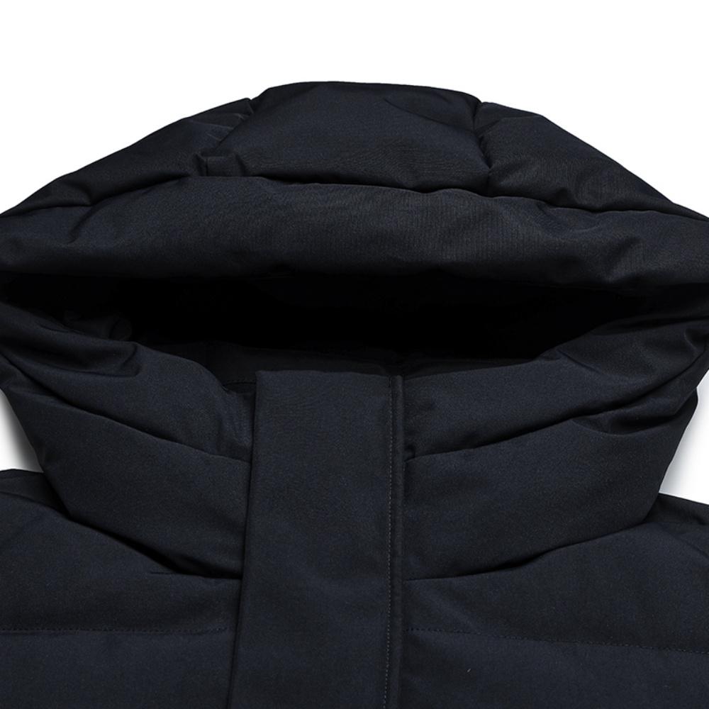 Fila Наследие Теплая Удобная Повседневная Универсальная Пуховая Куртка Средней Длины Мужская Верхняя Одежда Легендарный Синий F11M548904FNV