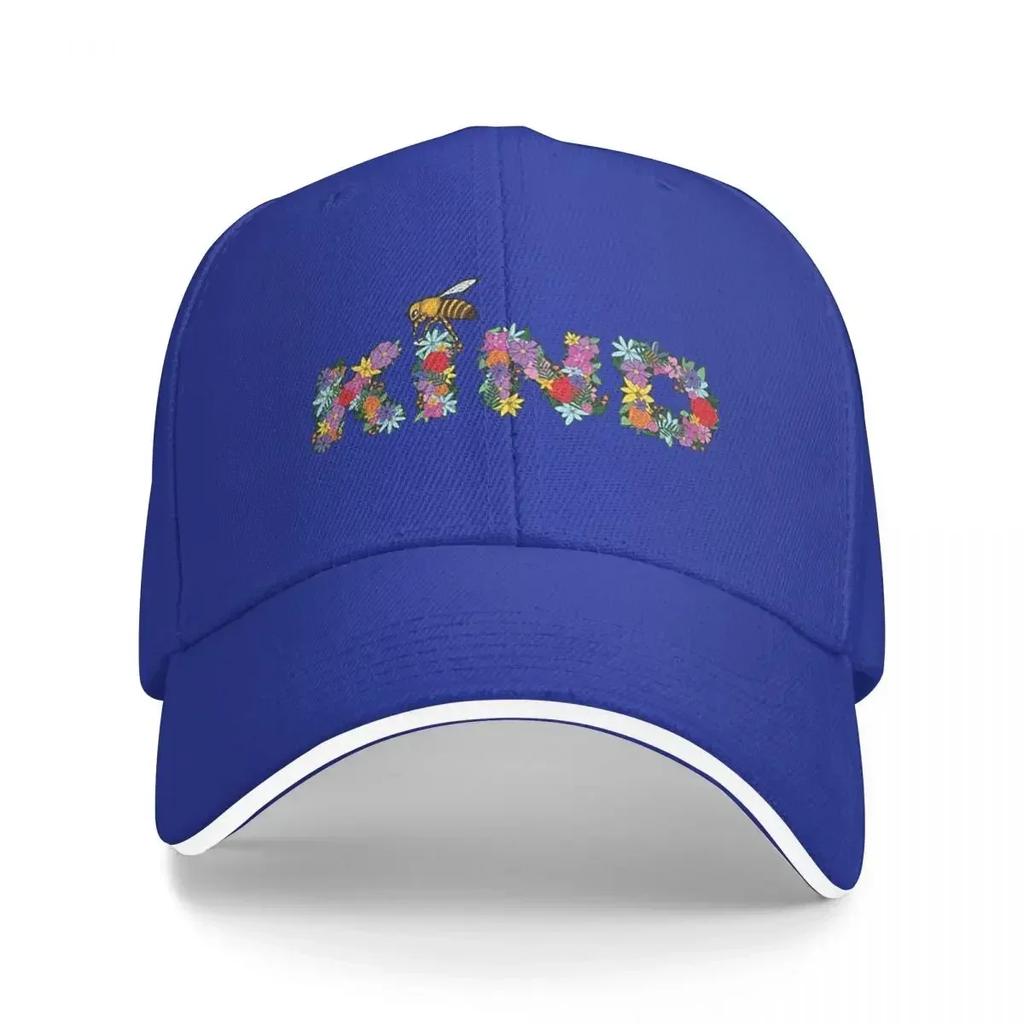 New Bee Kind Cap Fashion Casual Baseball Caps Adjustable Hat Hip Hop Summer Unisex Baseball Hats Customizable Polychromatic