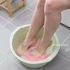 1PC Bathing Tool Bath Massage Foot Scrubber Mat Silicone Non-Slip Back Rubbing Foot Massage Bath Brush Exfoliating with Suction Cup Wash Body