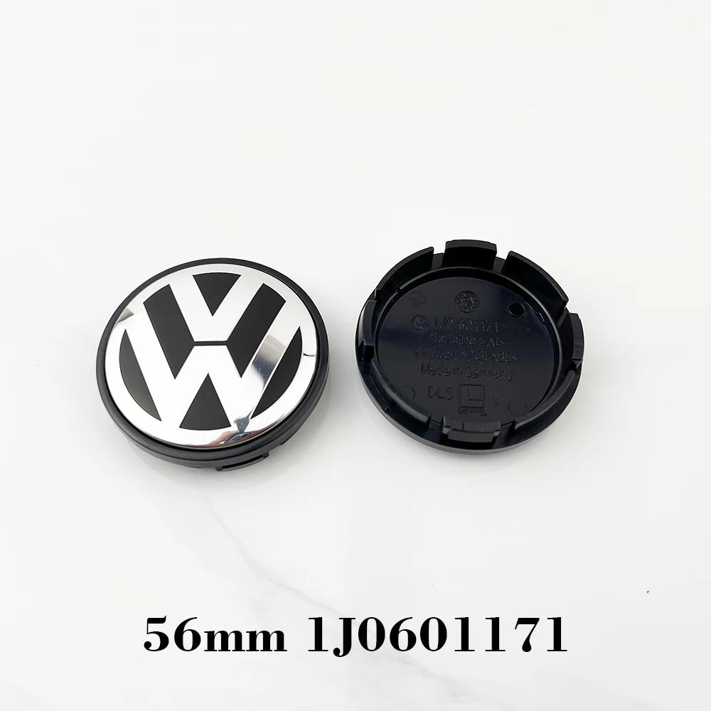 New 2026 for Volkswagen 4Pcs 56/65/70/76mm Car Wheel Center Cover Hub Cap VW Polo Golf Beetle Touran Caddy Tiguan Bora GTI R Passat EQ1