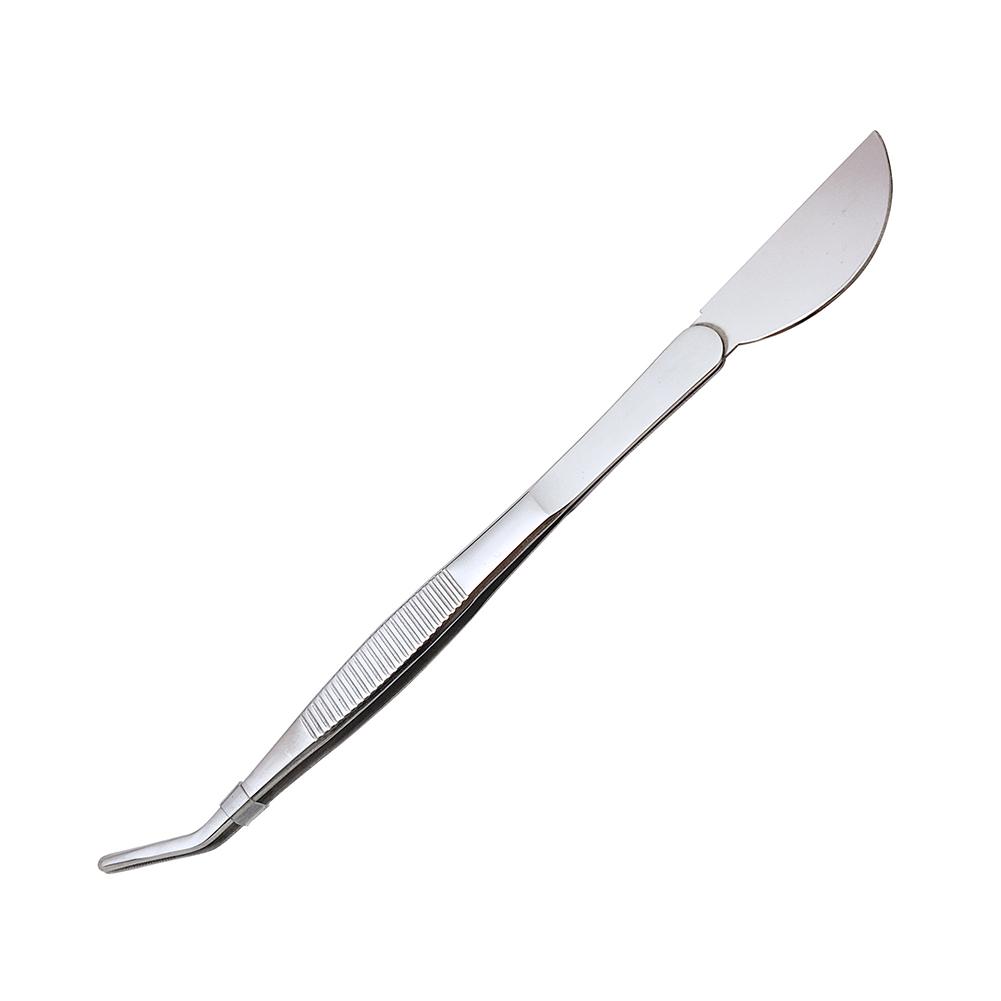 Грабли для корней из нержавеющей стали 304 2 в 1 с эргономичной ручкой, инструмент для обработки почвы, пинцет для суккулентов, бонсай