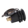 12V IP66 3.0A Светодиодное цифровое зарядное устройство для телефона Адаптер с независимым переключателем с линией 23,6 дюйма Красный DC12‑24V