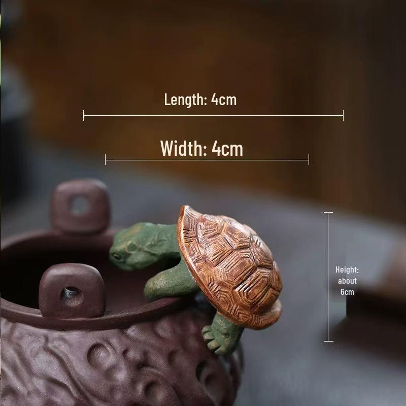 Исинская фиолетовая глина Черепаха - Чайный питомец и Подставка для благовоний, Украшение