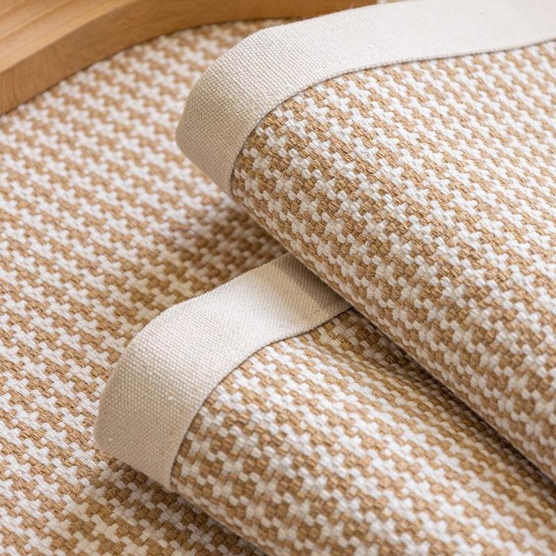 Хлопково-льняная подушка для дивана, универсальная льняная подушка для четырех сезонов, простой тканый чехол для дивана, нескользящий чехол для подушки, летнее полотенце 