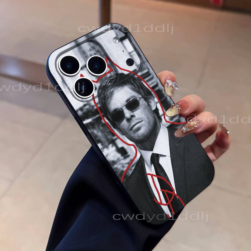 Чехол для телефона Декстер Морган для iPhone 17,16,15,11,12,14,13 Pro Max Mini XS,XR,7 Plus 16E Air Ударопрочный Мягкий Чехол
