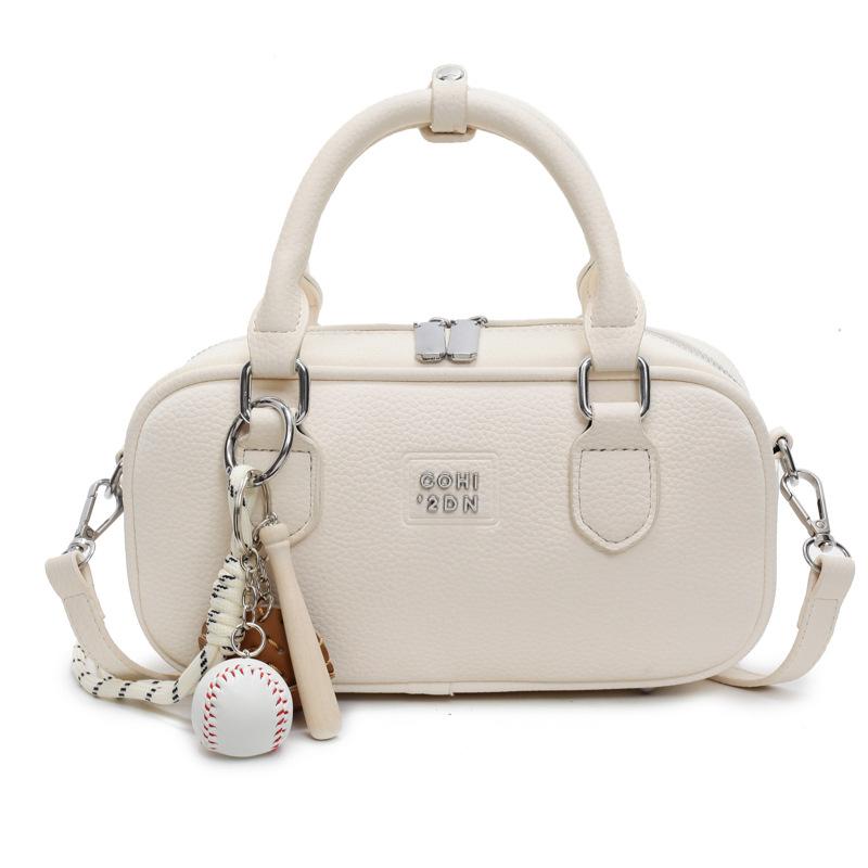 Новая нишевая портативная сумка для боулинга с узором личи, высококлассная темпераментная универсальная сумка-мессенджер для женщин