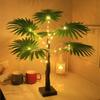 55CM Creative LED Table Lamp Palm Tree USB Artificial Plant Decor Desk Lights Home Bedroom Bedsides Night Lamp Decoration Lamp