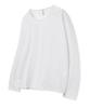 WEST GRAND BOULEVARD [2Pack] Semi-Over Silket Cotton U-Neck Long Sleeve (5 Colors)