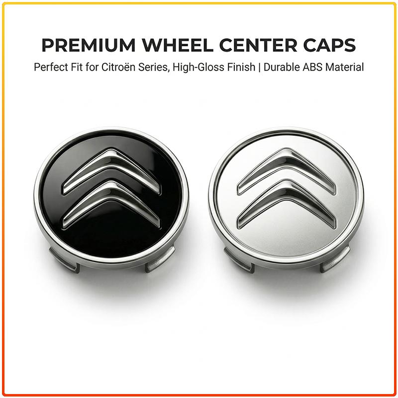 4Pcs 60MM Car Wheel Center Cap Emblem Hub Covers Badge Auto Accessories For Citroen C2 C3 C4 C5 C6 C1 DS3 DS4 DS5 DS7 Xsara Berlingo Saxo Picasso