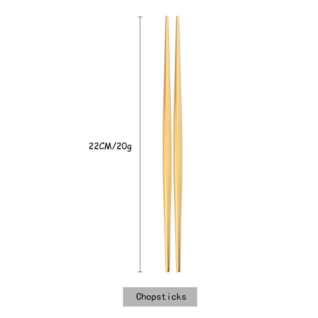 Золотой набор столовых приборов, матовый набор столовой посуды из нержавеющей стали 304, нож, вилка для торта, ложка, палочки для еды, серебро, кухонные столовые приборы, посуда