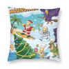 The Simpsons Cartoon Pillowcase Printing Polyester Cushion Cover Decoration Halloween Pillow Case Cover Seater Zipper cm