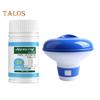 Pool Cleansing Tablets 100g Chlorinating Tablets with Floating Chlorine Dispenser Pool Cleansing Chlorine Tablets for All Swimming Pools
