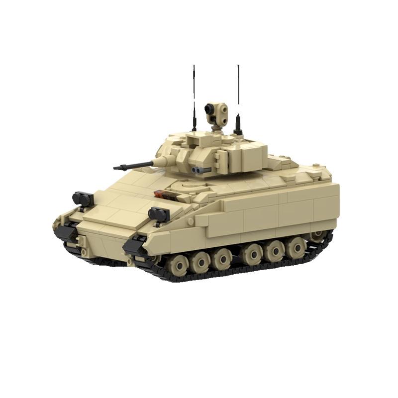 Танки M2 M3 Bradley Вторая мировая война Военные модели Бронированная машина Строительные блоки Abrams DIY Кирпичи Образовательные игрушки для детей Подарок
