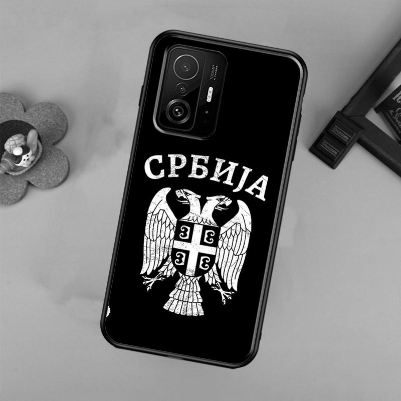 Serbia Flag For POCO X5 X4 X3 F5 Pro M4 M5s F3 F4 GT C40 Phone Case For Xiaomi 12T 11T 13 Pro 12 Lite
