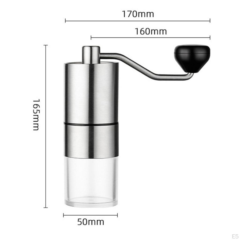 Коническая мельница для помола кофе, ручная кофемолка для использования на открытом воздухе