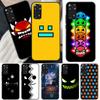 Чехол Geometry Dash для Xiaomi Redmi Note 11 10 Pro 8 9 9S 10S 11S 9A 9C 10A 10C K40 K50 Игровой чехол