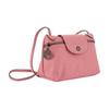 Longchamp Le Pliage Snap Button Zipper Closure Leather Shoulder Crossbody Bag Women Bags Pink 10188987018
