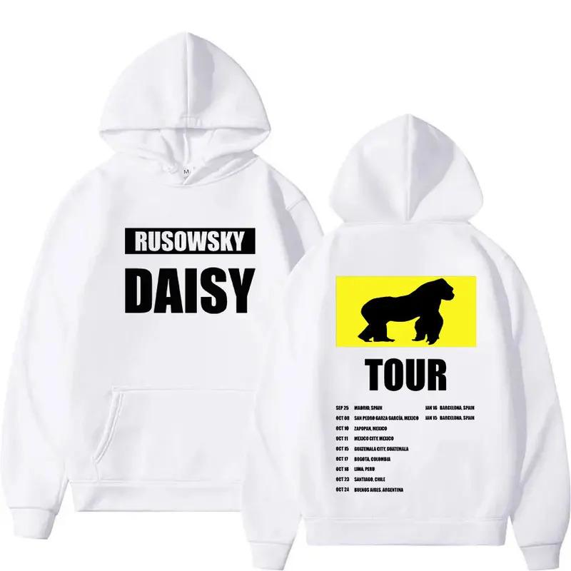 Худи с графическим принтом Rapper Rusowsky Daisy Tour Me