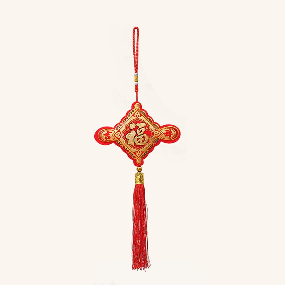 Get Rich Spring Festival Pendants Red Chinese Lucky Pendant  Party Decorations
