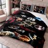 Horror Movies 3Pcs Bedding Set Duvet Cover With Two Pillowcases For Bedroom Home Decoration