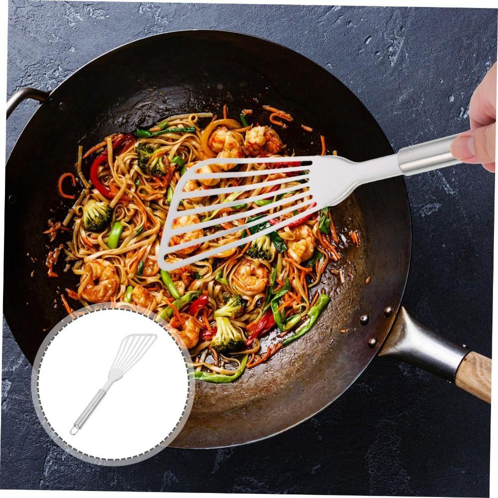 Slotted Steak Spatula Stainless Steel Pancake Shovel Cooking Utensil Fish Turner Kitchen