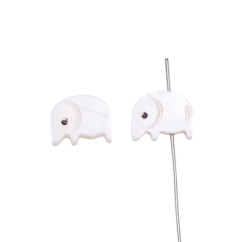 Натуральная ракушка подкова, шарм в виде рыбы-слона, бабочки для изготовления ожерелья, браслета, серег и другой бижутерии своими руками