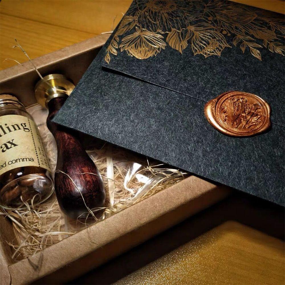 Vintage Bronzing Pattern 125mmX175mm Invitation Card Paper Envelopes Envelope Bag Wedding Envelopes