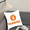 Fried Chicken PPopeyeS Cushion Cover Elegant Comfort Pillowcase Sofa Bed Doublesided Printed Invisible Zipper Home Decor
