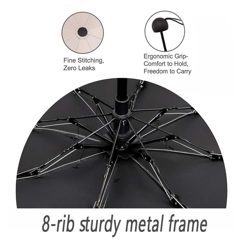 Tottenham Hotspur Pattern Printed Mini 5 Folds 8 Ribs Compact Umbrella Windproof Waterproof Lightweight Portable Folding