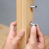 Саморез Гвоздь для перегородки с противоскользящей втулкой DIY Кронштейн для шкафа Опора для ламината Шкант Штифт для полки Держатель для мебели