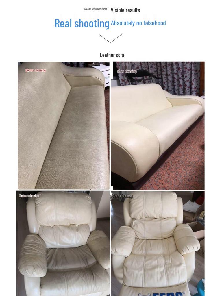 Удалитель пятен и кондиционер для диванов и изделий из натуральной кожи - Безводный крем для ухода за кожей