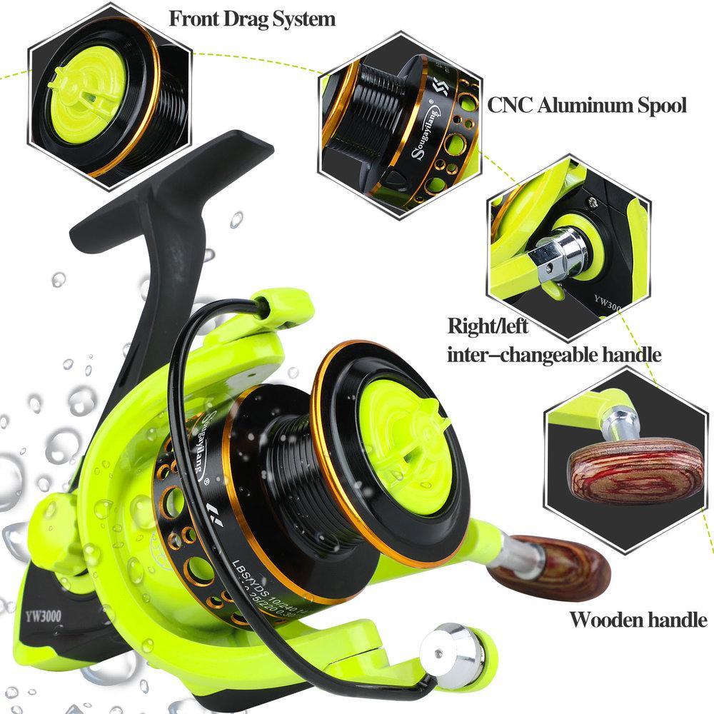 Fishing Rod Reel Set Telescopic Spinning Rod with 12BB Smooth Fishing Reel Portable Fishing Rod Set