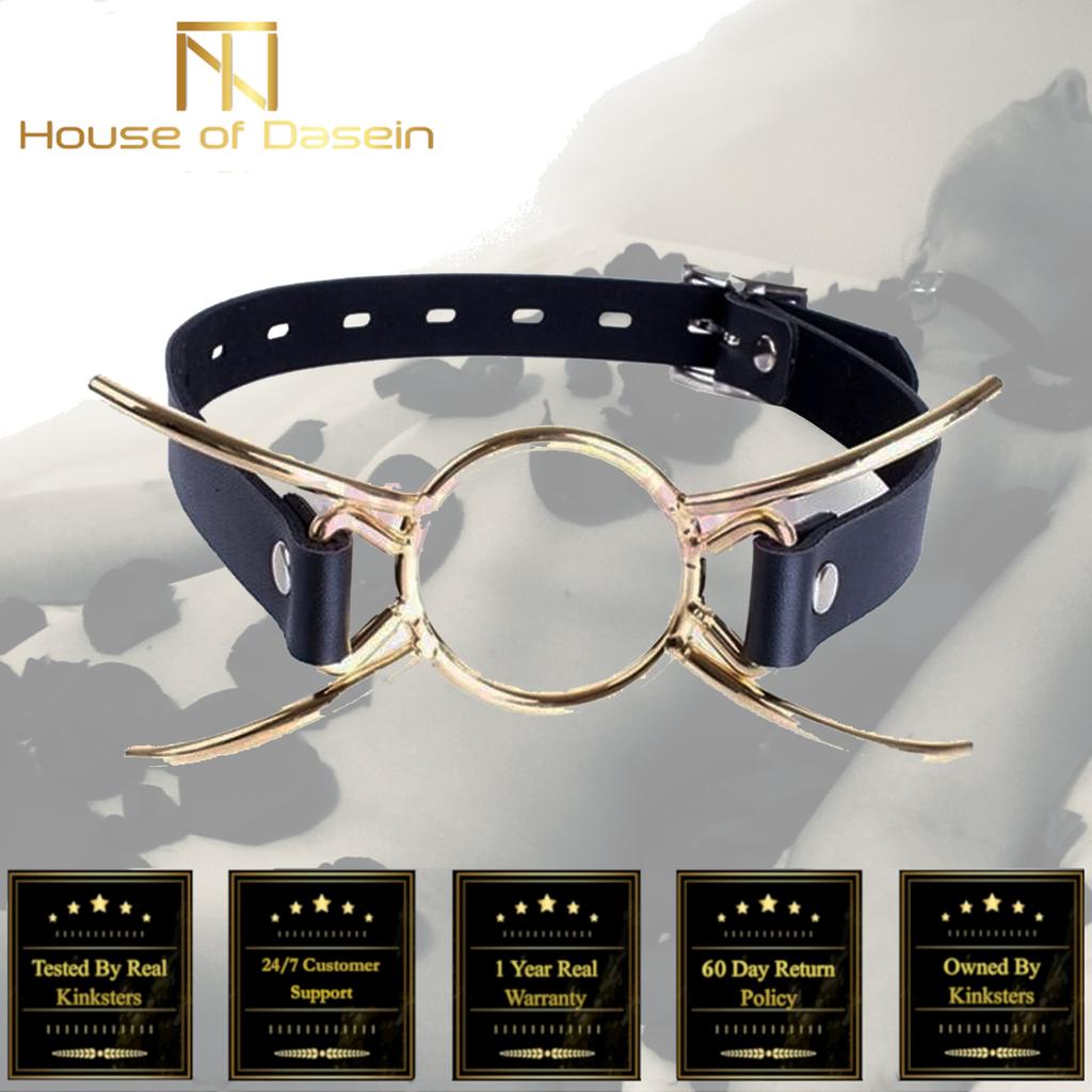 Metal Spider Gag Open Mouth  Kink Restraints Gags